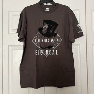 NWOT Delta Pro Weight Monopoly i’m kind of a big deal shirt fun Brown L